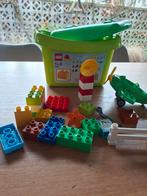 Duplo vliegtuig,  plus blokken en stevige doos, Enlèvement