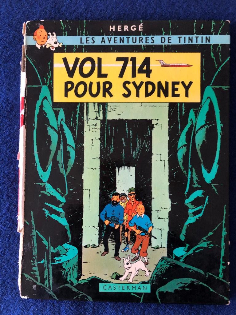 Tintin Vol 714 pour Sydney EO 2ème tirage, Boeken, Stripverhalen, Gelezen, Eén stripboek, Ophalen of Verzenden