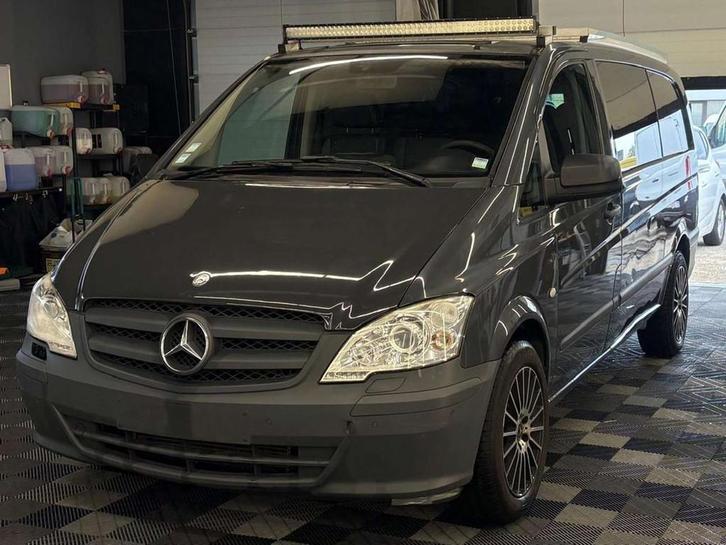 Mercedes-Benz Vito 3.0 CDI V6 AUTOMAAT DUBBELE CABINE 6-ZITP, Auto's, Mercedes-Benz, Bedrijf, Te koop, Vito, Metaalkleur, Diesel