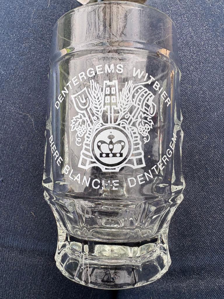 Dentergems Witbier, Verzamelen, Biermerken, Gebruikt, Glas of Glazen, Overige merken, Ophalen of Verzenden