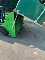 Klepelmaaier met opvangbak, Ophalen