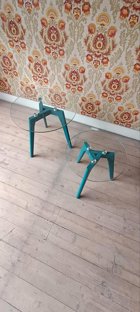 Set van 2 bijzettafelen, Antiek en Kunst, Kunst | Designobjecten, Ophalen