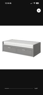 Brimnes bed te Gent, Huis en Inrichting, Slaapkamer | Bedden, Ophalen, Zo goed als nieuw