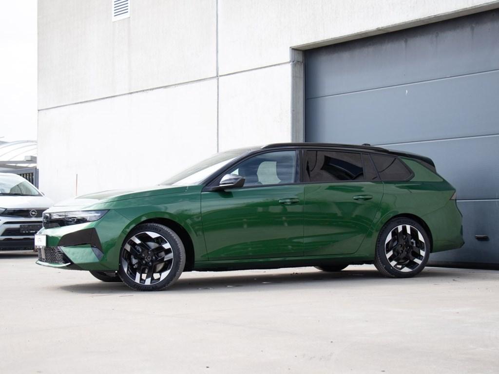 Opel Astra ST FACELIFT|58KWH 156PK|ULTIMATE|PANO DAK|FULL O, Auto's, Opel, Automaat, Zwart, Elektrisch, Break