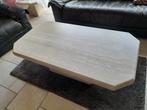 Mooie Travertin  salontafel in zonder gebruikssporen., Huis en Inrichting, Tafels | Salontafels, Ophalen
