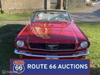 Ford Mustang Cabriolet | 1966 | Route 66 Auctions, Zwart, Bedrijf, Handgeschakeld, Overige carrosserie