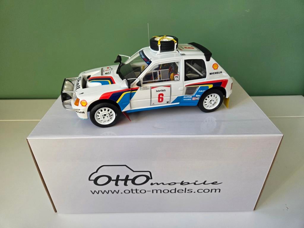 Otto Mobile 1:18 Peugeot 205 T16 Rallye (OT1161) te koop!, Ophalen of Verzenden, Nieuw, Auto, OttOMobile
