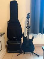 Ibanez GRG121DX-BKF Gio Elektrische Gitaar + Versterker etc., Musique & Instruments, Instruments à corde | Guitares | Électriques