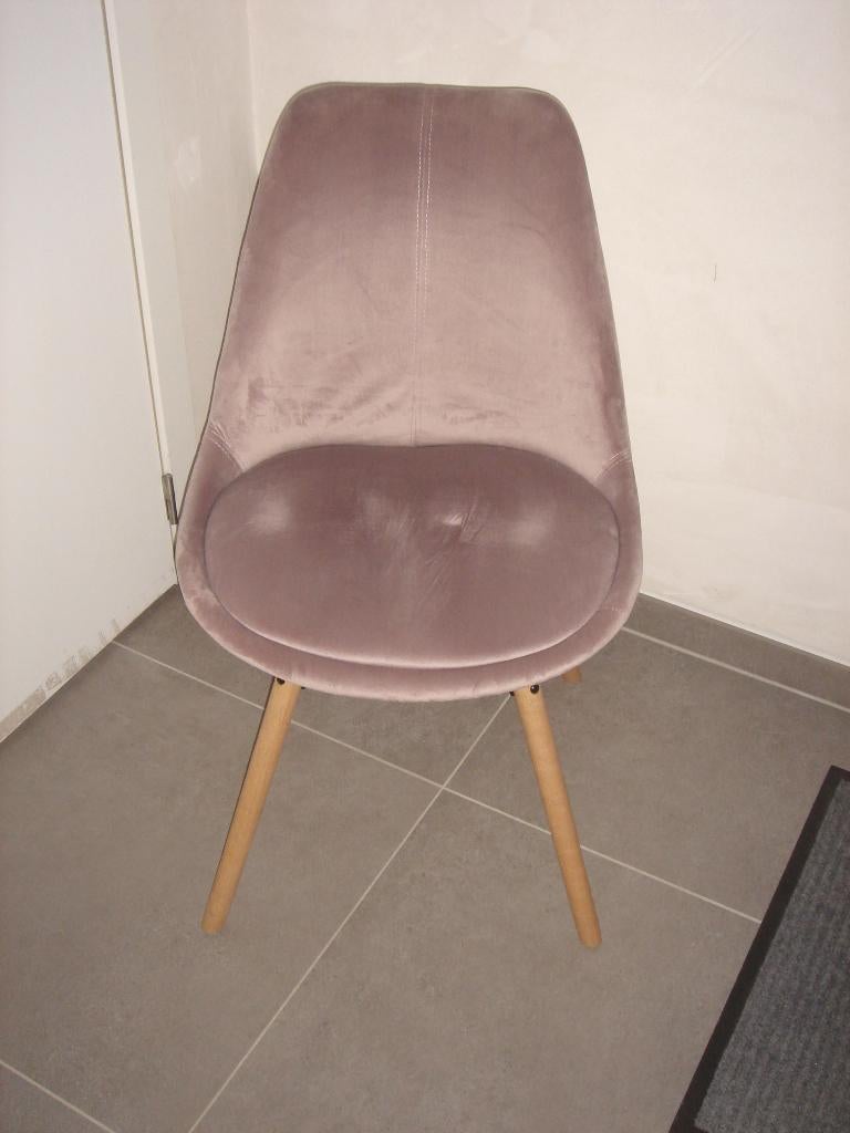 1 chaise de salon scandinave, Maison & Meubles, Enlèvement, Comme neuf, Tissus, Une