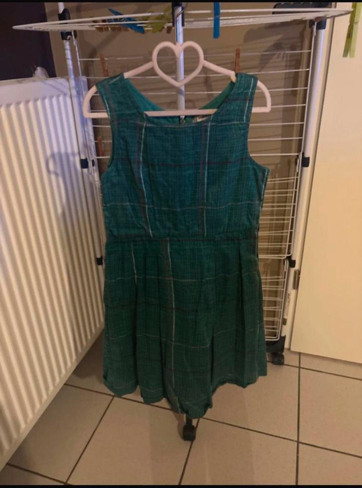 C&A Smart & Pretty jurkje maat 140 - Groen/Meerkleurig, Enfants & Bébés, Vêtements enfant | Taille 140, Comme neuf, Enlèvement ou Envoi