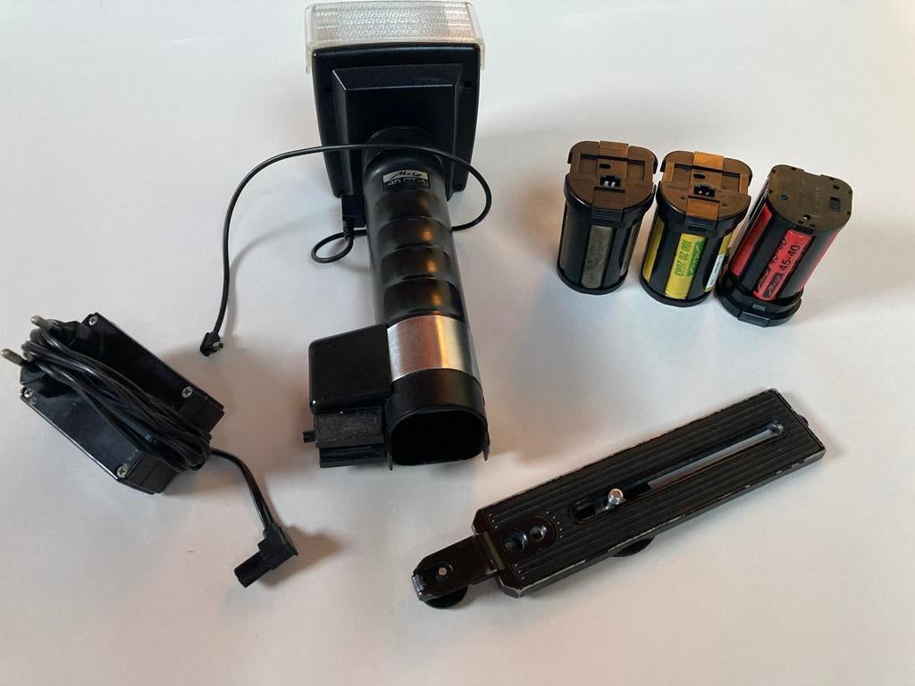 Flitser Metz 45 CT1 en toebehoren, Ophalen of Verzenden, Gebruikt, Metz