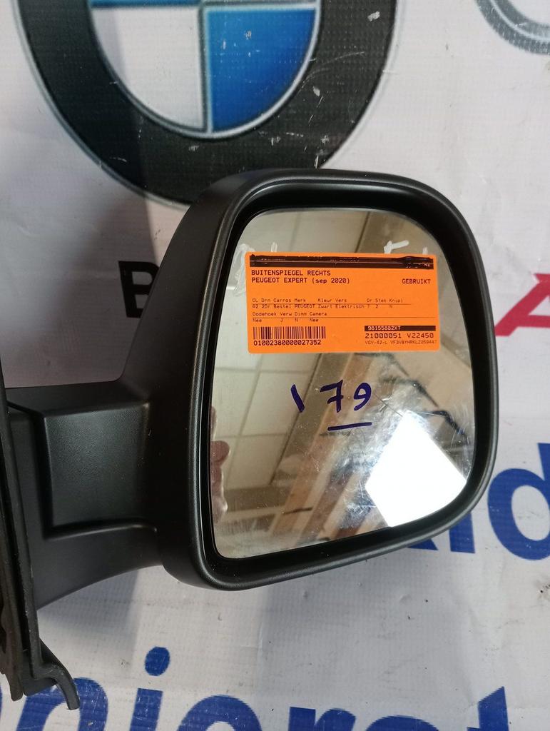 Peugeot Expert Buitenspiegel Rechts 2020, Autos : Pièces & Accessoires, Rétroviseurs, Peugeot, Utilisé, Enlèvement ou Envoi