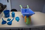 Kinderspeelgoed / Buiten-zandbak: kruiwagen en speeltuig, Ophalen, Gebruikt