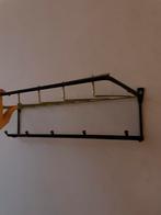 Retro wandkapstok 62cm, Huis en Inrichting, Woonaccessoires | Kapstokken, Ophalen, Zo goed als nieuw, Metaal, Wandkapstok