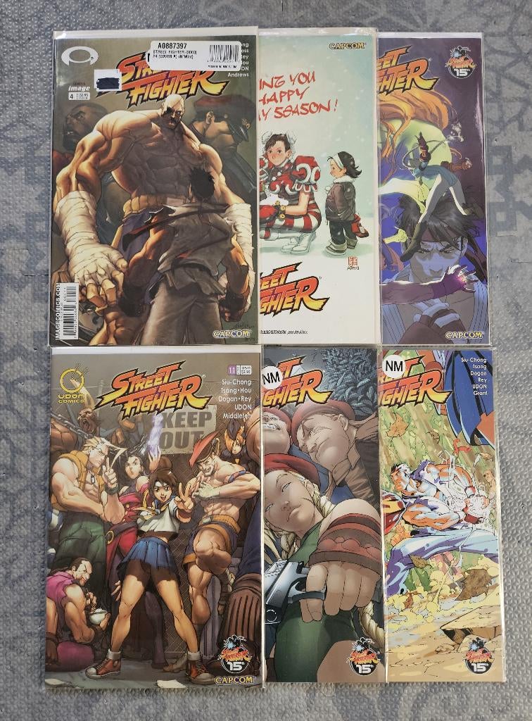 Street Fighter (vol.2) #4, 4D, 11, 11B, 12B & 13B (2003), Livres, BD | Comics, Utilisé, Plusieurs comics, Enlèvement ou Envoi