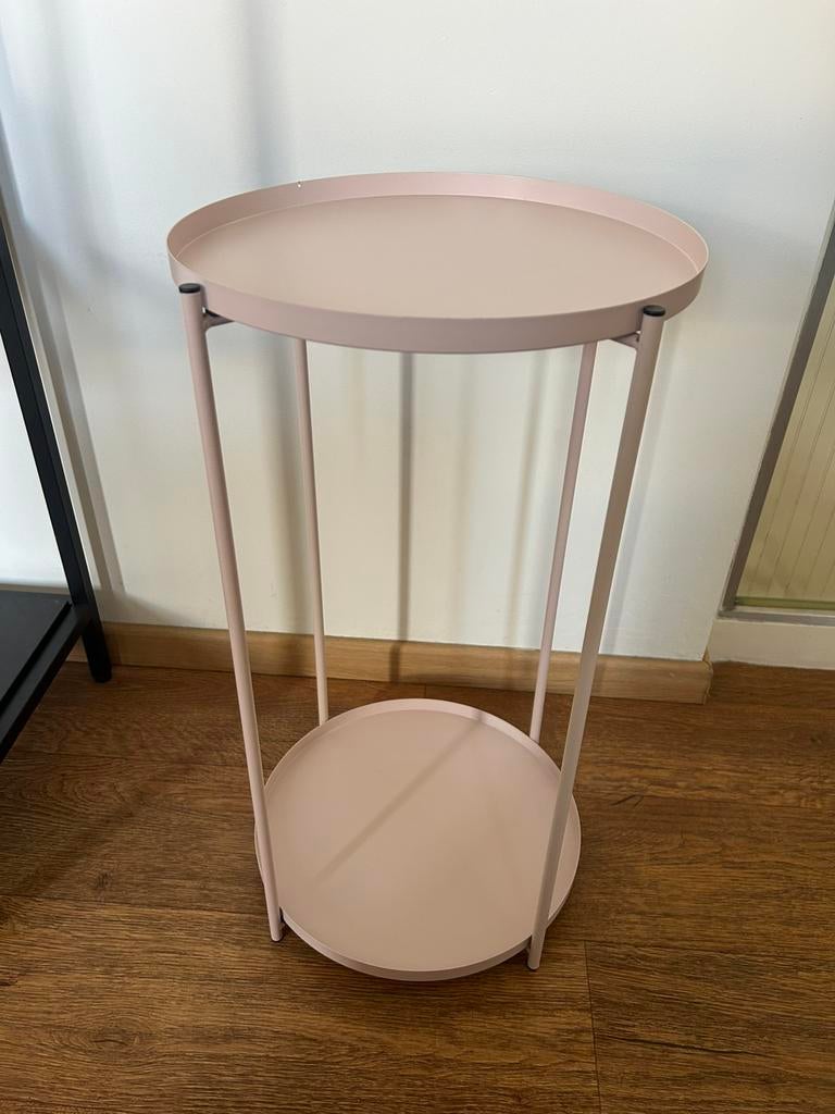 Bijzettafel roze, Ophalen, Zo goed als nieuw