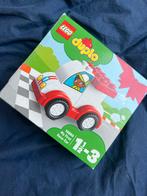 LEGO DUPLO Mijn eerste racewagen 10860-compleet met brochure, Ophalen, Zo goed als nieuw, Duplo