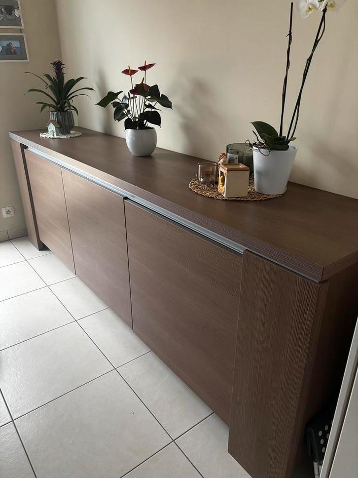 Dressoir 3 portes, Maison & Meubles, Armoires | Dressoirs, Utilisé, 200 cm ou plus, 50 à 75 cm, Avec porte(s), Avec tablette(s)