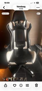 Game/ bureaustoel ( zwart/wit ), Ophalen, Gaming bureaustoel, Gebruikt, Zwart