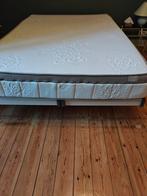 literie haut gamme BEKA complète ou séparée 2 pers *27 août, Ophalen, Gebruikt, 200 cm, Matras