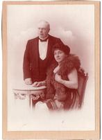 Foto type cabinet Félix Gérin & Louise Désir, Gebruikt, Foto, Ophalen of Verzenden, Voor 1940