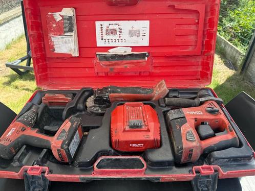 Coffret Hilti 3 machine 22V, Doe-het-zelf en Bouw, Gereedschap | Boormachines, Gebruikt, Boor- en Schroefmachine, 600 watt of meer