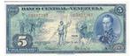 Venezuela, 5 bolivares, 1966, UNC, Timbres & Monnaies, Billets de banque | Amérique, Amérique du Sud, Envoi, Billets en vrac