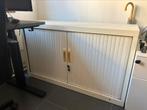 Witte metalen roldeurkast – afsluitbaar met sleutel, Huis en Inrichting, Kasten | Roldeurkasten en Archiefkasten, Ophalen, Zo goed als nieuw
