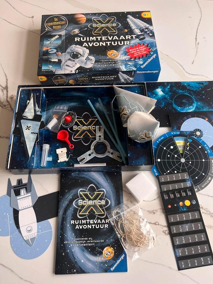 Experimenteerdoos: Science X - Ruimtevaart avontuur, Kinderen en Baby's, Speelgoed | Educatief en Creatief, Gebruikt, Ontdekken