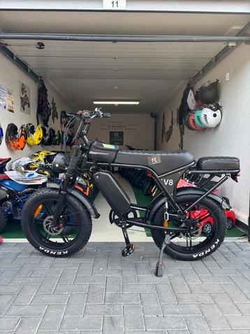 🚀NIEUW🚀Black Edition Ouxi V8 Fatbike 2025 Full Options ! beschikbaar voor biedingen