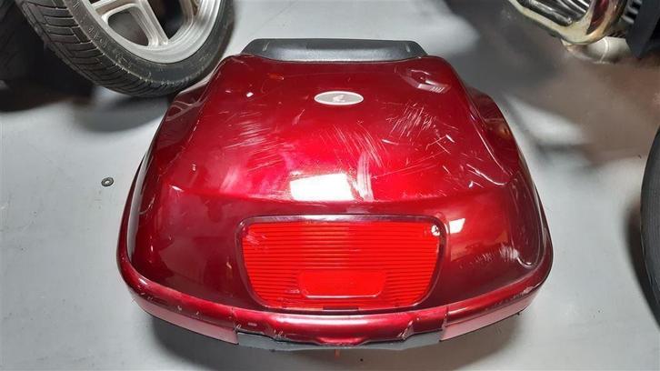 Honda 16B transalp XLV XL 700 deauville topkoffer rood en zw, Motoren, Onderdelen | Honda, Gebruikt, Ophalen of Verzenden