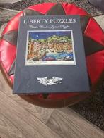 Liberty Puzzles: Kustgezicht van Portofino, Italië., Ophalen of Verzenden, 500 t/m 1500 stukjes, Zo goed als nieuw, Legpuzzel