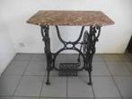 tafel smeedijzeren televisie/tuintafel. (naaimachinevoet), Huis en Inrichting, Tafels | Bijzettafels, Ophalen of Verzenden