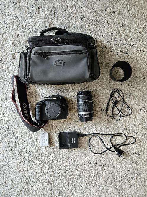 Canon EOS 700D + 55–250mm zoomlens | Complete DSLR-set, Audio, Tv en Foto, Fotografie | Professionele apparatuur, Gebruikt, Ophalen of Verzenden