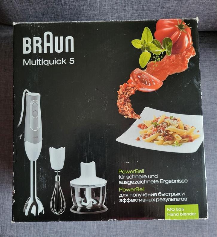 Mixer Braun MQ535 Sauce NIEUW voor kerstcadeau, Elektronische apparatuur, Blenders, Zo goed als nieuw, Ophalen of Verzenden