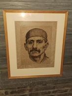 Gravure mineur signe victor regnart, Antiquités & Art, Enlèvement ou Envoi