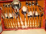 Set de couverts en métal argenté pour 12 personnes, Antiquités & Art, Antiquités | Couverts, Enlèvement ou Envoi