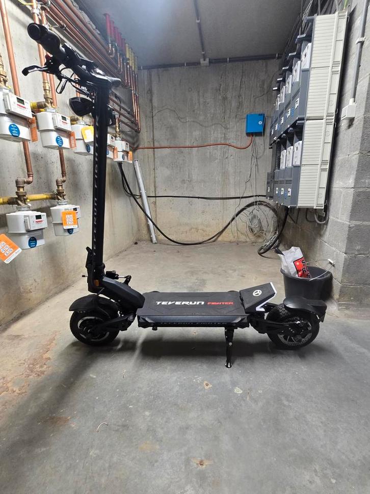 Elecktrische step Teverun fighter 10 als nieuw, Fietsen en Brommers, Steps, Ophalen