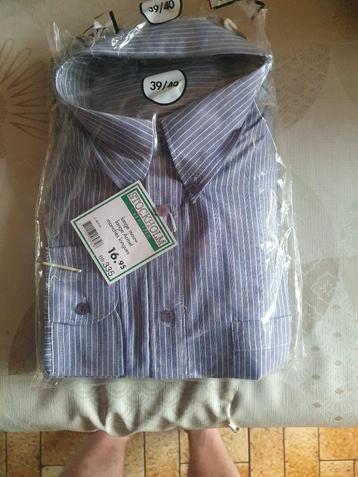Hemd (in verpakking), Kleding | Heren, Overhemden, Blauw, Nieuw, Overige merken, Halswijdte 39/40 (M)