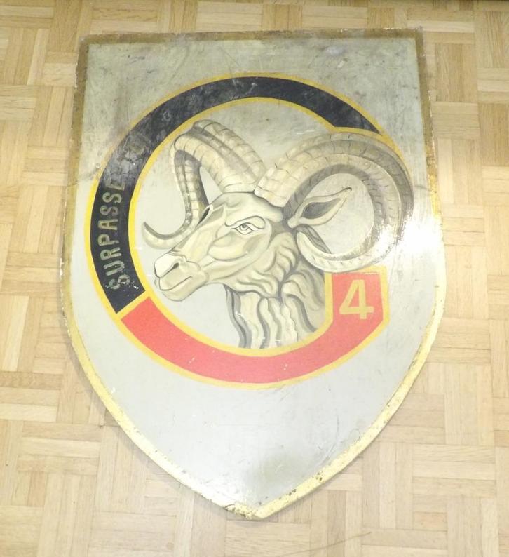 4 bataillon du Génie - Surpasse toi - Kantinneschild, Verzamelen, Militaria | Algemeen, Ophalen