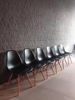 Vitra Eames Plastic Chair 6x, Maison & Meubles, Chaises, Comme neuf, Synthétique, Noir, Enlèvement
