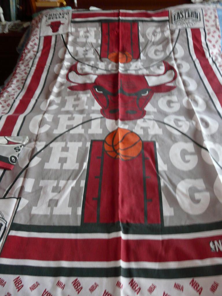 Housse de couette en coton pour 1 personne Chicago Bulls, Maison & Meubles, Chambre à coucher | Linge de lit, Utilisé, Housse de couette