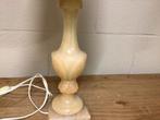 Lampe vintage années 70 en albâtre, Ophalen