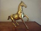 statue cheval cuivre jaune 25cm 800gr, Comme neuf, Enlèvement ou Envoi