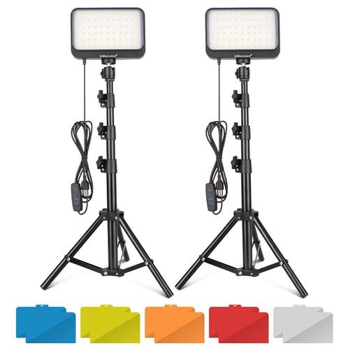 UBeesize LED Video Light Kit. Photo lamps, TV, Hi-fi & Vidéo, Photo | Studio photo & Accessoires, Neuf, Enlèvement ou Envoi