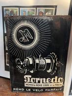 Torpedo metalen bord, Ophalen of Verzenden, Gebruikt, Reclamebord