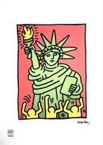 Prachtige Lithografie + certificaat • Keith Haring #liberty, Antiek en Kunst, Kunst | Litho's en Zeefdrukken, Ophalen of Verzenden