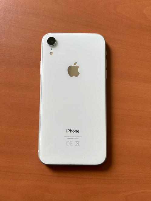 IPhone XR wit 64GB, Télécoms, Téléphonie mobile | Apple iPhone, Utilisé, 64 GB, Sans abonnement, Sans simlock, iPhone XR, Blanc