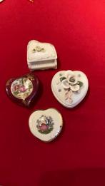 4 juwelen potjes in porcelaine, Ophalen