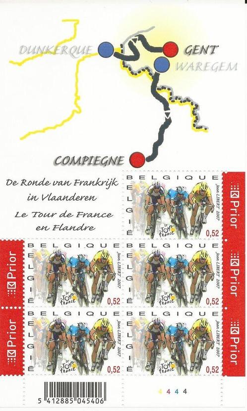 Vel 3671 uitgiftejaar 2007 Ronde van Frankrijk postfris XX, Postzegels en Munten, Postzegels | Europa | België, Postfris, Orginele gom